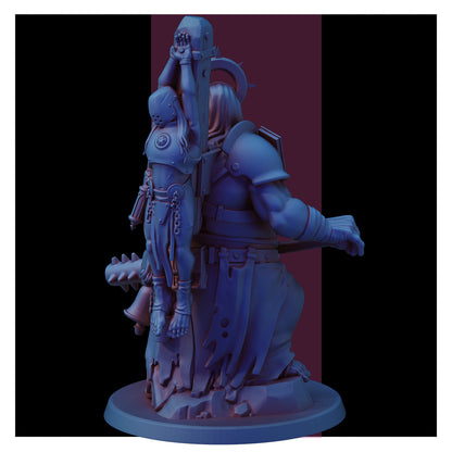 Pilgrim Communicant by Red Pilgrim Miniature - 3D printed Grimdark Miniature