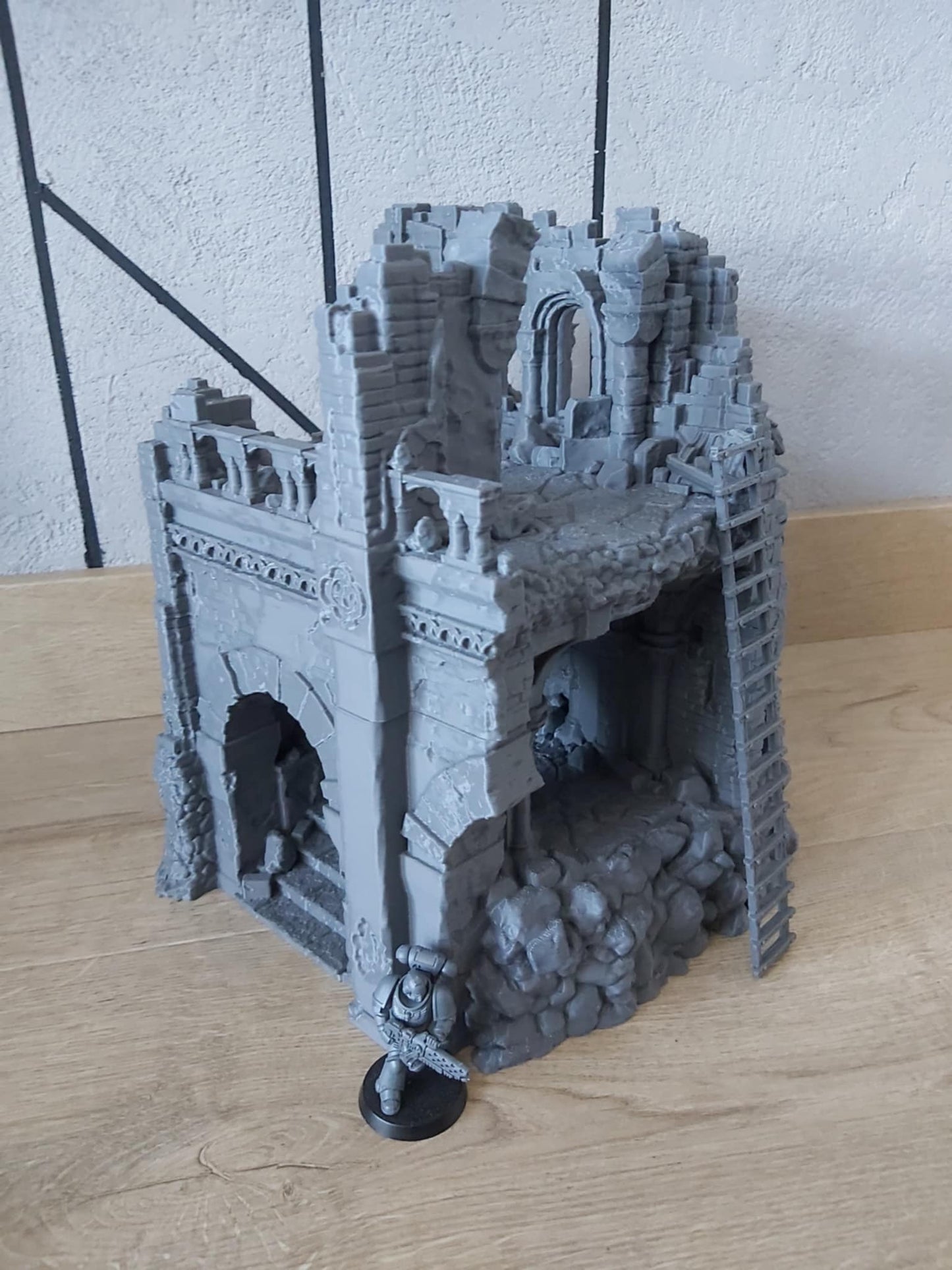 Temple ruins Corner B - 28mm/32mm Wargaming Terrain