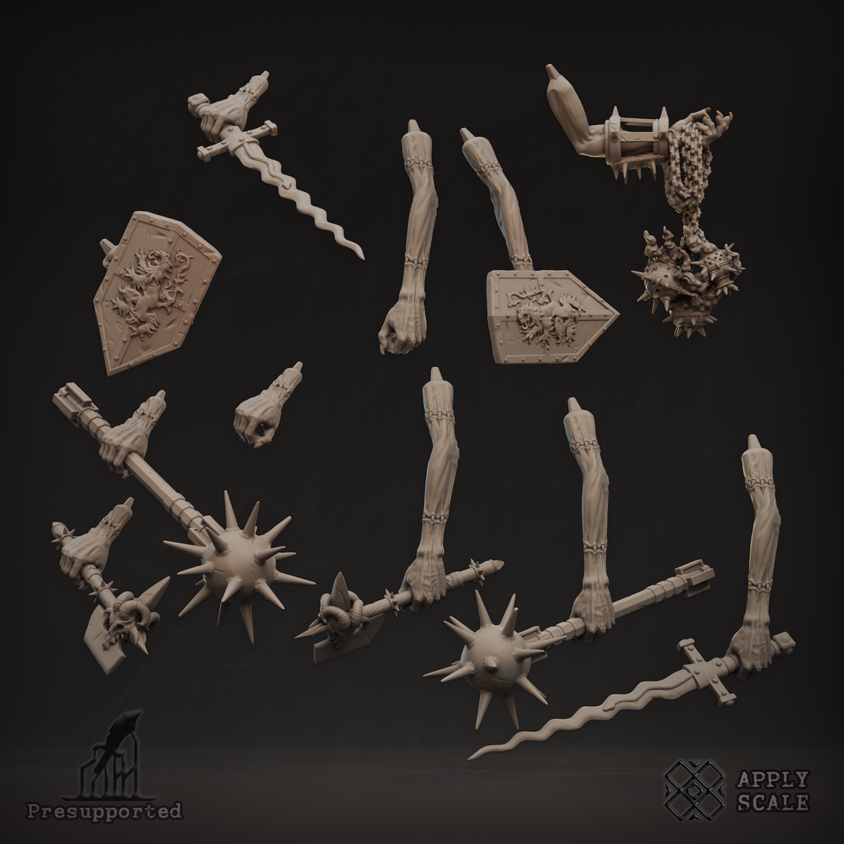 Seraph of Mockery customizable resin miniature with arm and head options