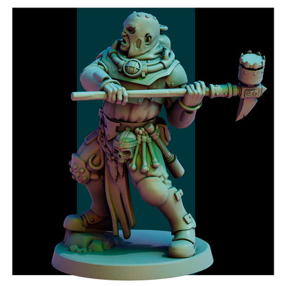 Naval Apostates with Leader by Red Pilgrim Miniature - 3D printed Grimdark Miniature