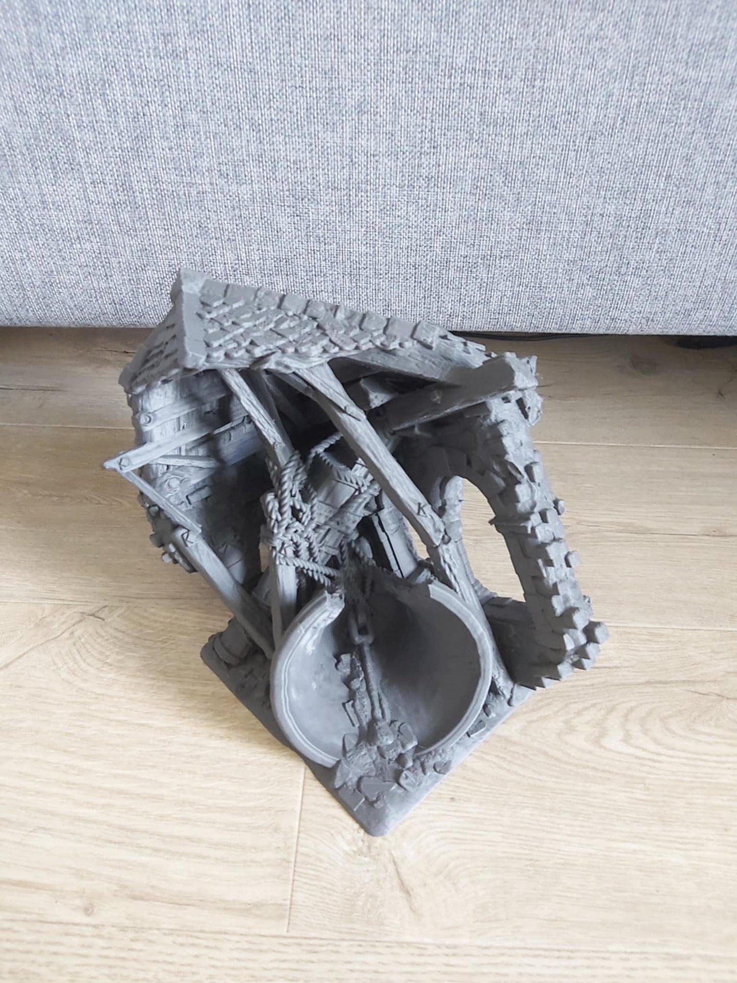Temple ruins  - Destroyer Bell by Hexbrick - Wargaming Scenery - Trench Terrain