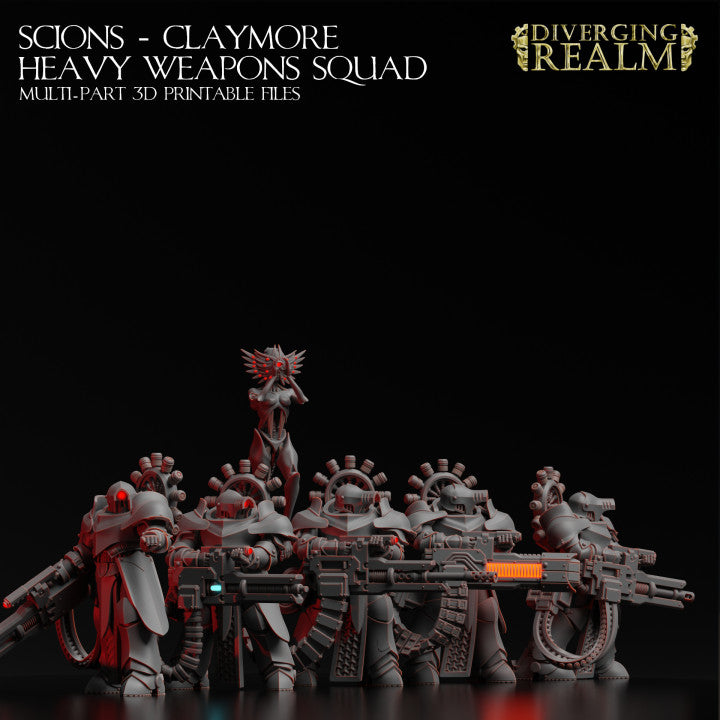 Claymore Heavy Weapons Squad | Grimdark compatible