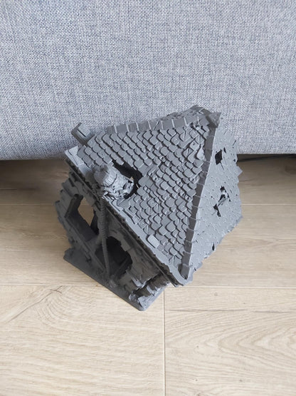 Temple ruins  - Destroyer Bell by Hexbrick - Wargaming Scenery - Trench Terrain