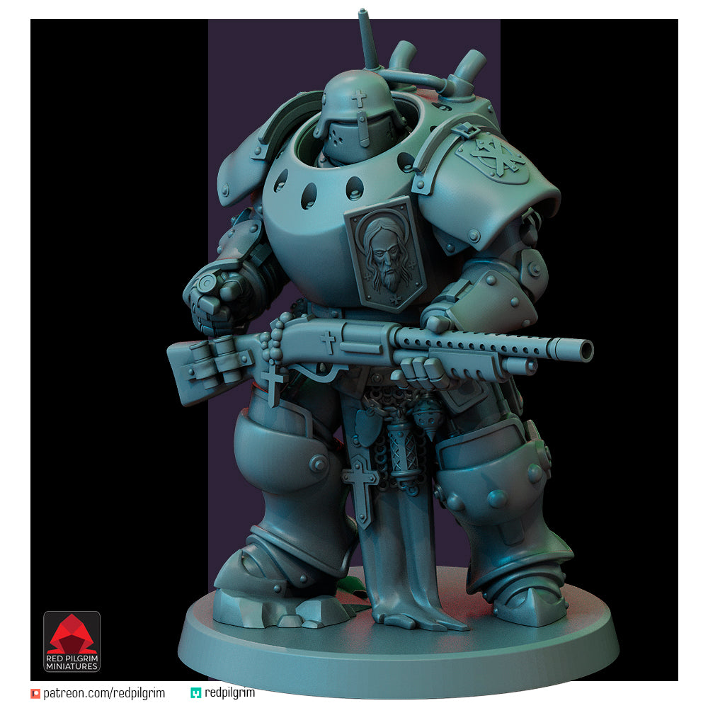 Heavy Mechanized Unit Squad by Red Pilgrim Miniature - 3D printed Grimdark Miniature