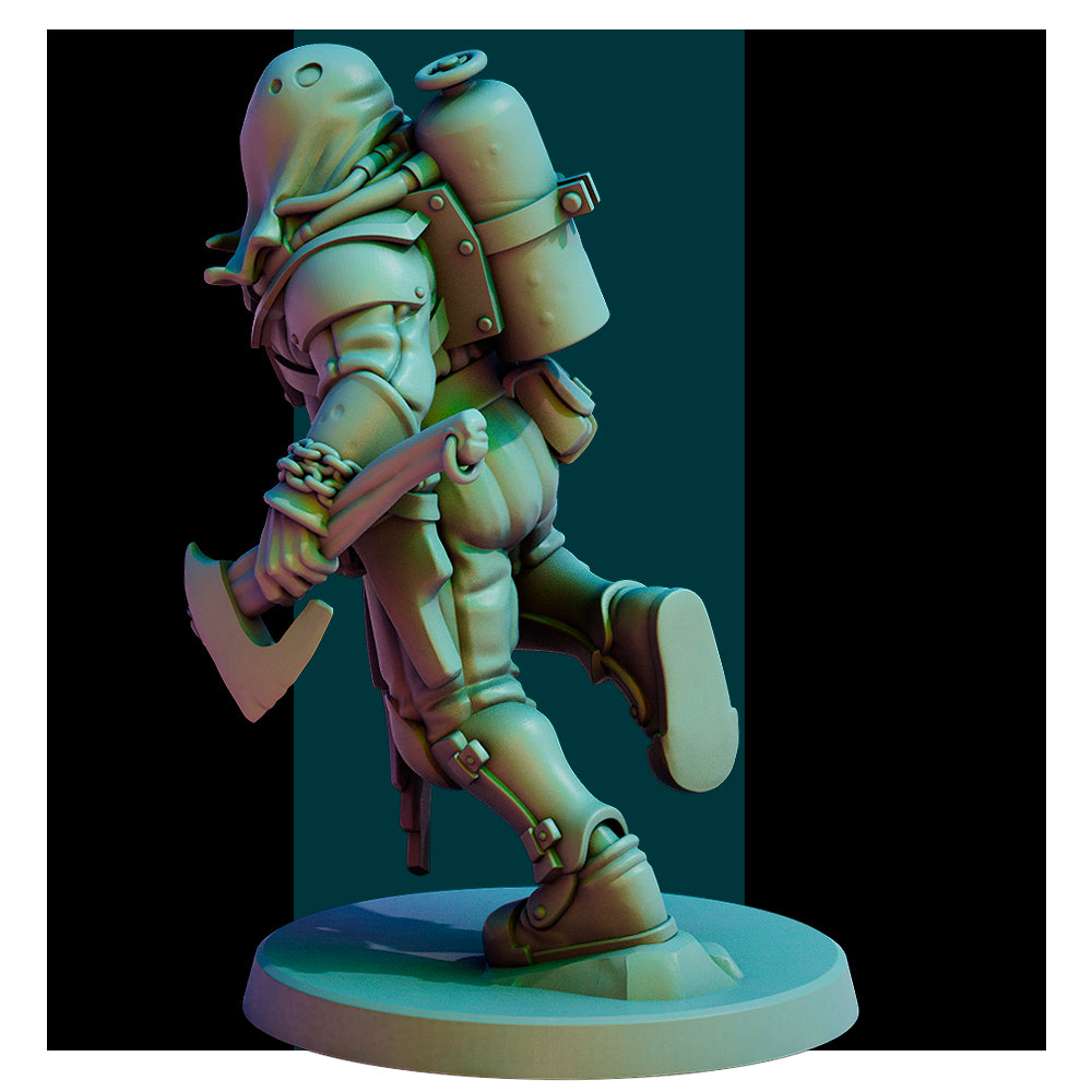 Naval Apostates with Leader by Red Pilgrim Miniature - 3D printed Grimdark Miniature
