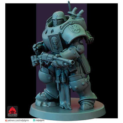 Heavy Mechanized Unit Squad by Red Pilgrim Miniature - 3D printed Grimdark Miniature