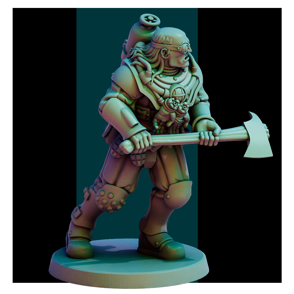 Naval Apostates with Leader by Red Pilgrim Miniature - 3D printed Grimdark Miniature