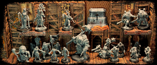 A Birodalom Hadserege - 20x Grimdark Miniatúra - 32mm Gyanta Hadijáték - Árokharc - Asztali Helyettesítő Készlet