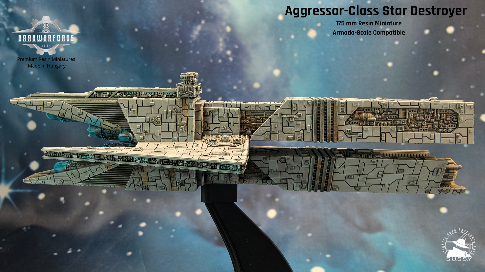 Aggressor-class Star Destroyer Compatible with Armada scale games left side