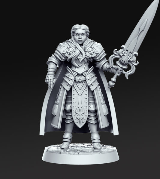 Agnes the female paladin from RN Estudio