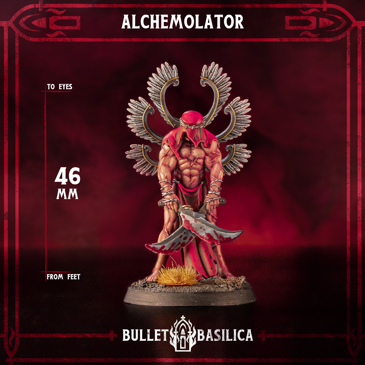 Crimson Hussars Warband - Grimdark Miniature - Compatible with Trench Crusade