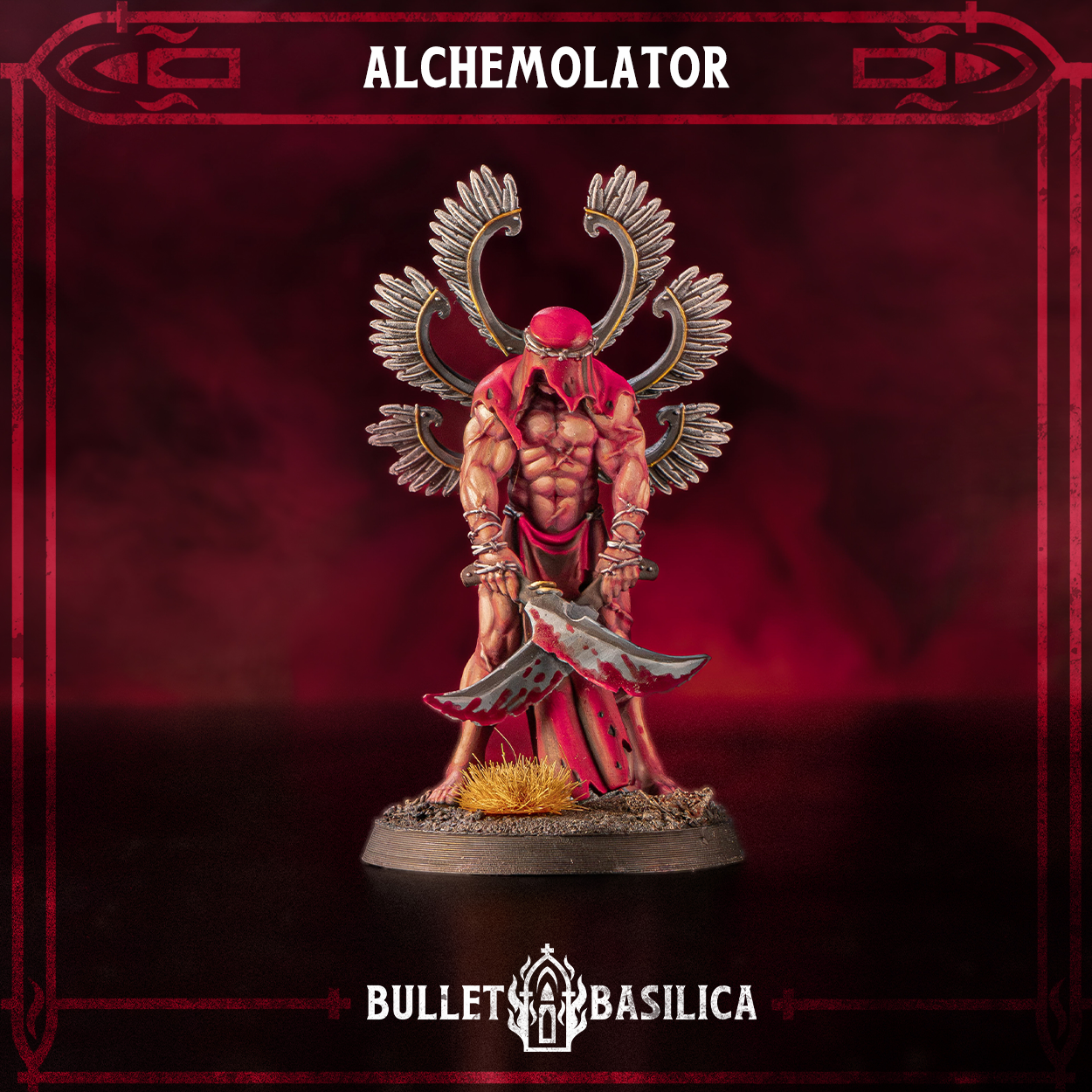 Crimson Hussars Warband - Grimdark Miniature - Compatible with Trench Crusade