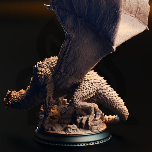 Adult Silver Dragon - Azmordion the Ever-Prideful | DM Stash | D&D