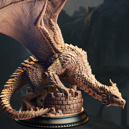 Adult Silver Dragon - Azmordion the Ever-Prideful | DM Stash | D&D