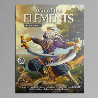 DM Stash : War of the Elements - Full Board and Tabletop game