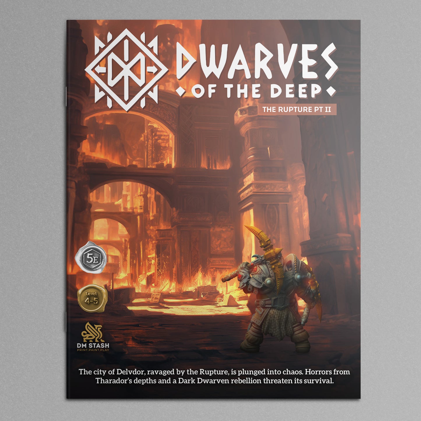 DM Stash : Dwarves of the Deep - Full Board and Tabletop game