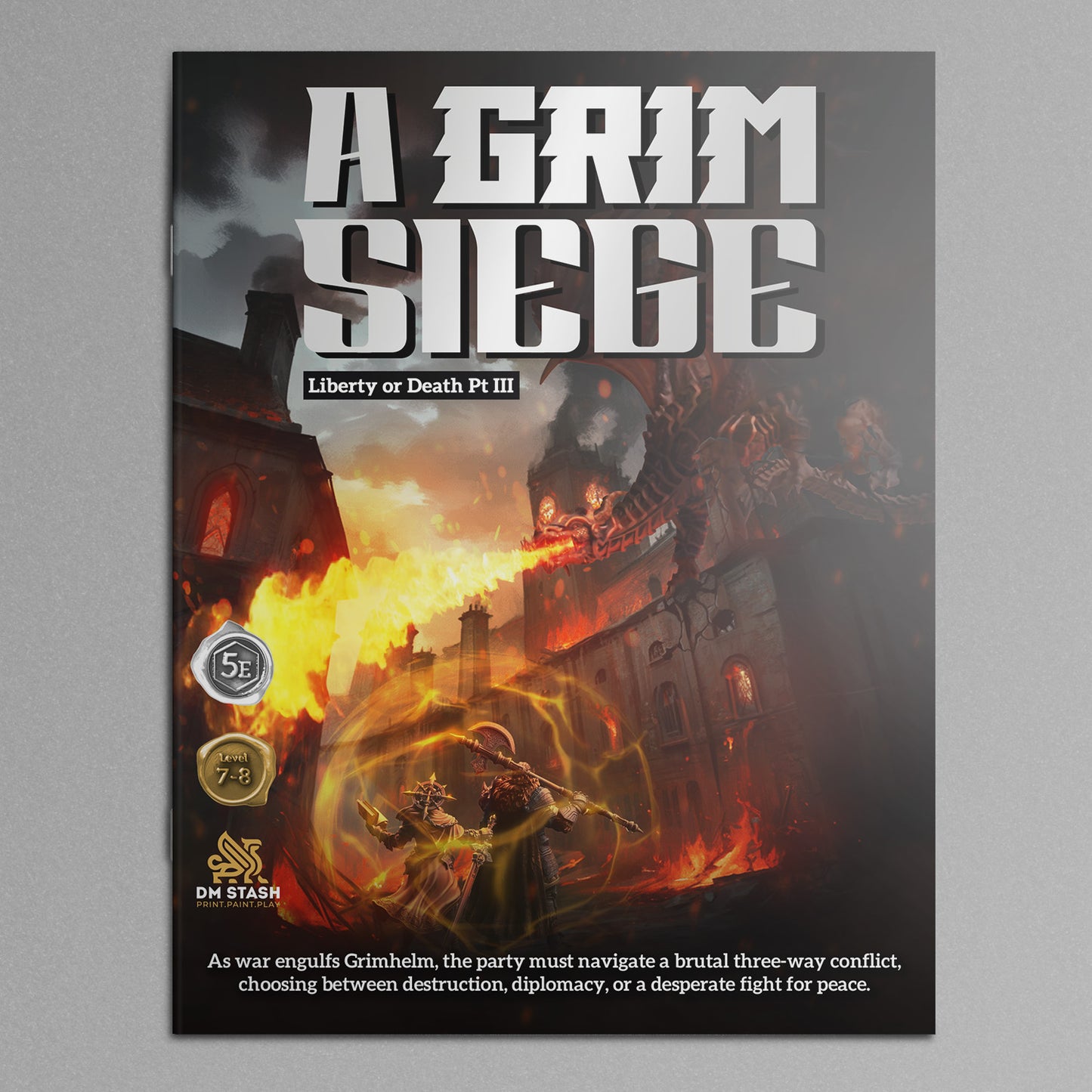 DM Stash : A Grim Siege - Full Board and Tabletop game