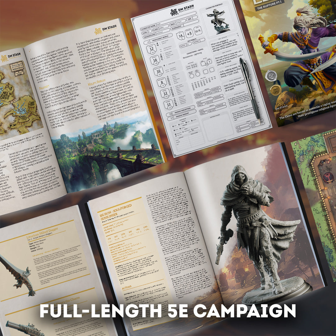 DM Stash : War of the Elements - Full Board and Tabletop game