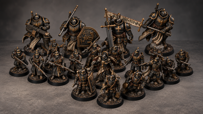 Army of the Empire Warband - 32mm Resin Grimdark Miniature- Compatible with Trench Crusade style games