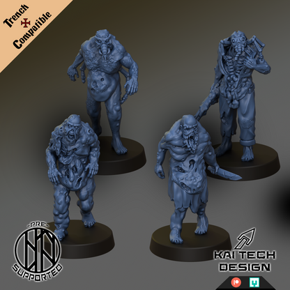 Trench Crusade - Black Grail War Band | Kai Tech | Trench Crusade compatible