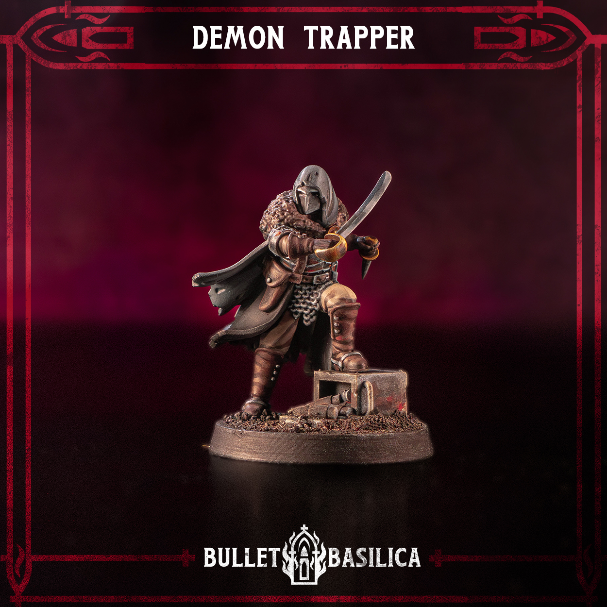 Crimson Hussars Warband - Grimdark Miniature - Compatible with Trench Crusade