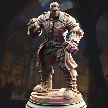 Human Artificer Brawler - Derek Matthews | DM Stash | D&D