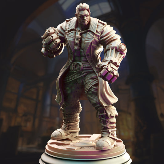 Human Artificer Brawler - Derek Matthews | DM Stash | D&D