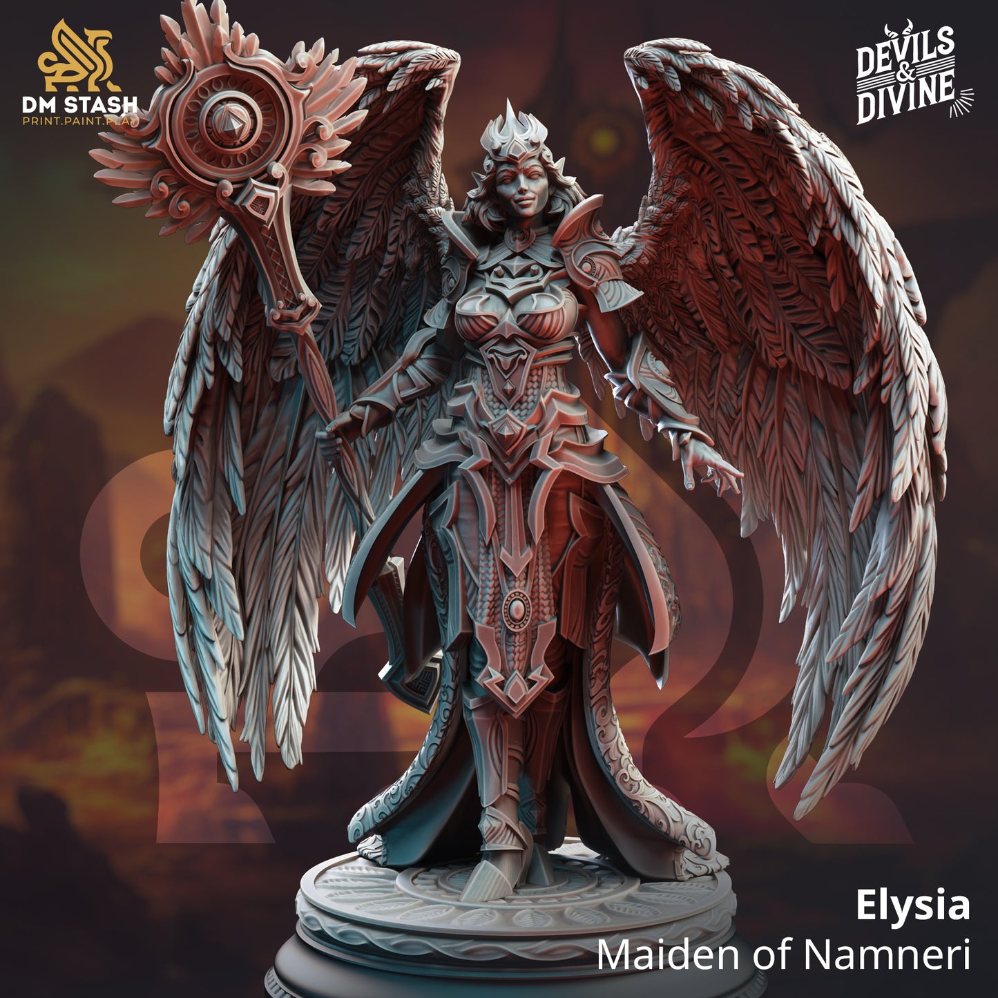 Aasimar Angelic Cleric - Elysia | DM Stash | D&D