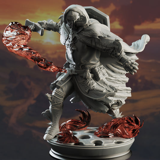 Fire Genasi Crusader Paladin - Embernos | DM Stash | D&D