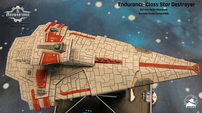 Endurance-class Battle Carrier resin miniature, top close-up