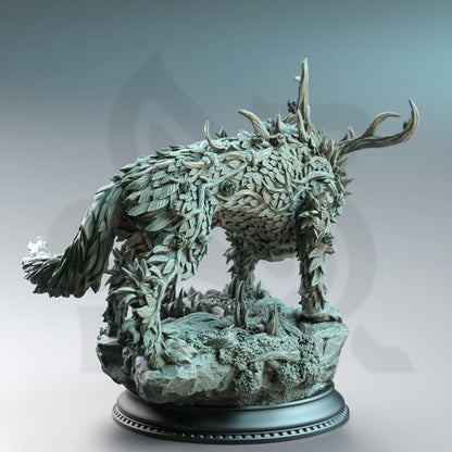 Direwolf of the Fey - Faenror the Fey Touched | DM Stash | D&D