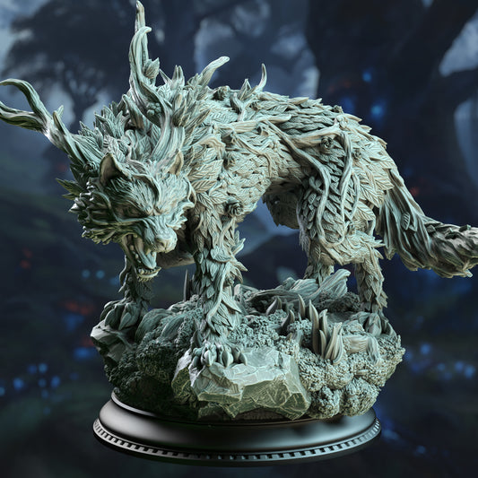 Direwolf of the Fey - Faenror the Fey Touched | DM Stash | D&D