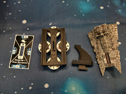 Gladiator-Class Star Destroyer Compatible with Armada scale games model - stand - token variant