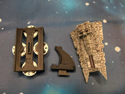 Gladiator-Class Star Destroyer Compatible with Armada scale games model - stand variant
