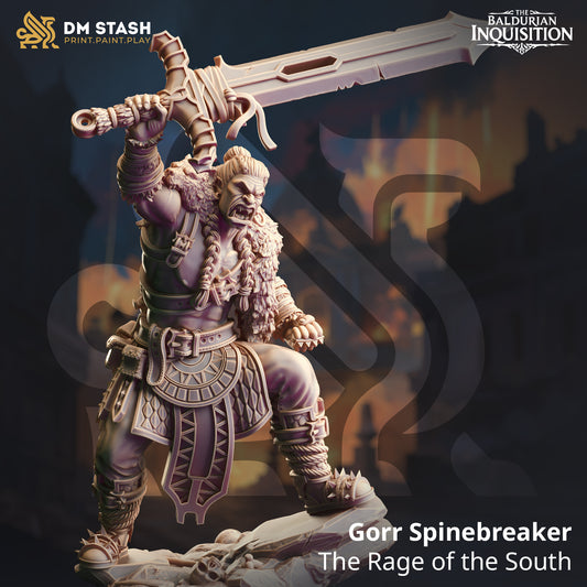 Half-Orc Berserker - Gorr | DM Stash | D&D