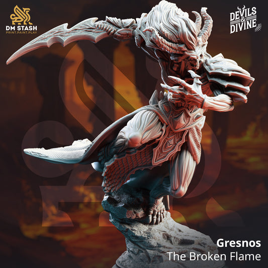 Fallen Corrupted Angel - Gresnos the Broken | DM Stash | D&D