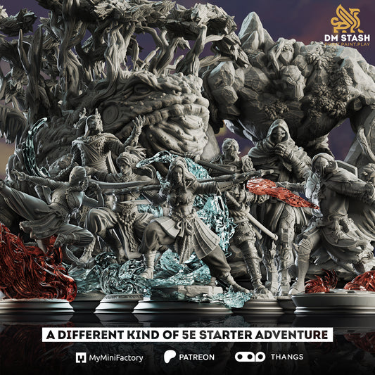 DM Stash : War of the Elements - Full Board and Tabletop game