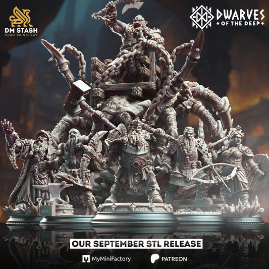 DM Stash : Dwarves of the Deep - Full Board and Tabletop game