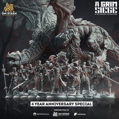 DM Stash : A Grim Siege - Full Board and Tabletop game