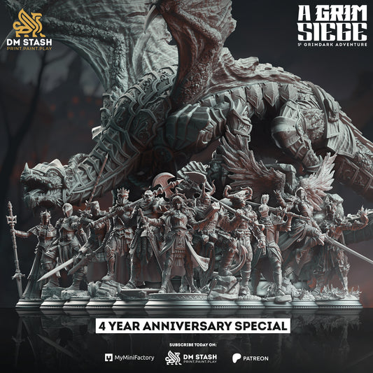 DM Stash : A Grim Siege - Full Board and Tabletop game