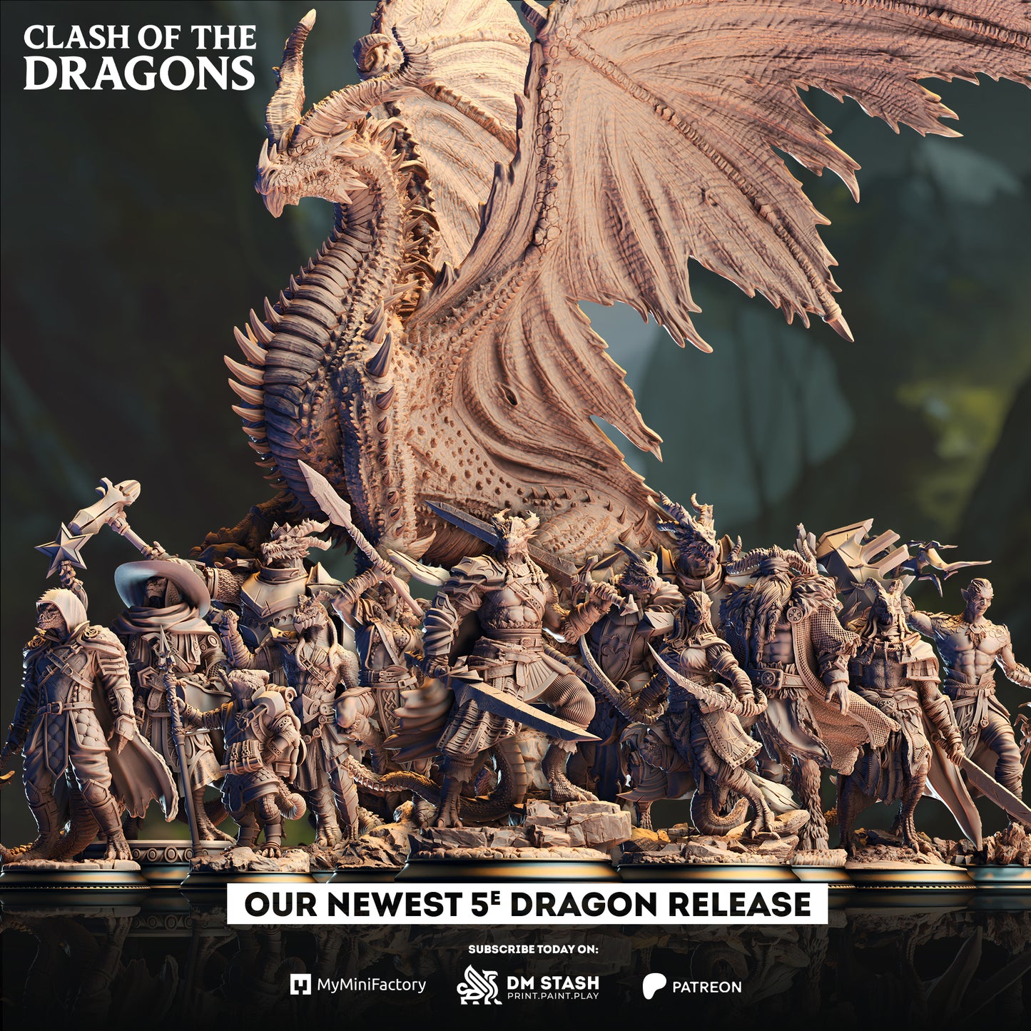 DM Stash : Clash of the Dragons - Full Board and Tabletop game