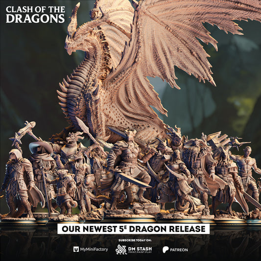 DM Stash : Clash of the Dragons - Full Board and Tabletop game