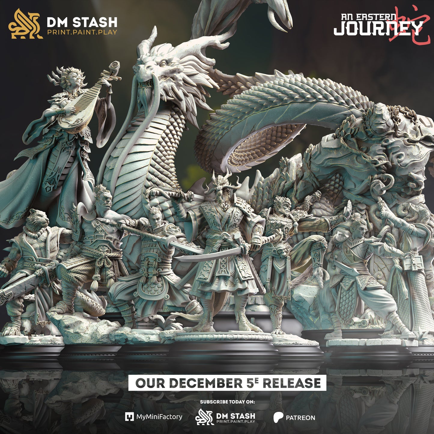 DM Stash : An Eastern Journey - Full Board and Tabletop game