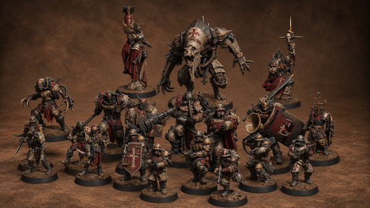 Hellbound Apostasy Warband - Compatible with Trench Crusade style games