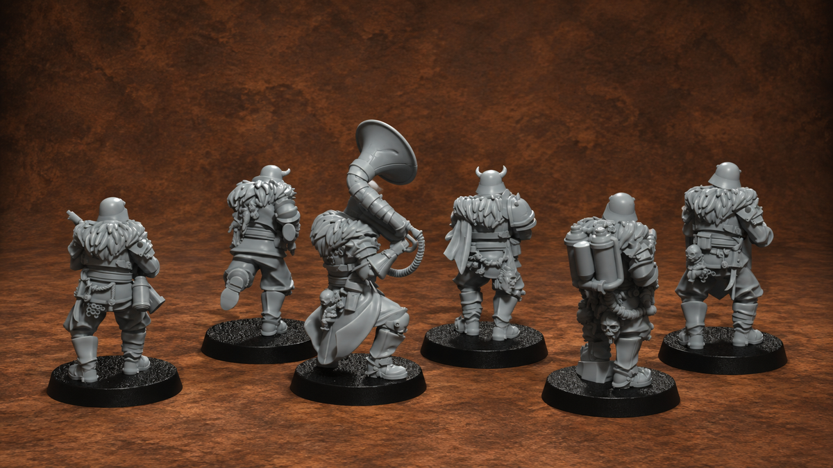 Hellbound Apostasy Warband - Compatible with Trench Crusade style games