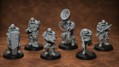 Hellbound Apostasy Warband - Compatible with Trench Crusade style games