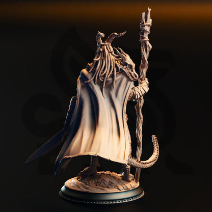 Black Dragonborn Druid Horzin Ashen-Palm | DM Stash | D&D
