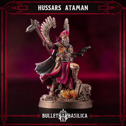 Crimson Hussars Warband - Grimdark Miniature - Compatible with Trench Crusade