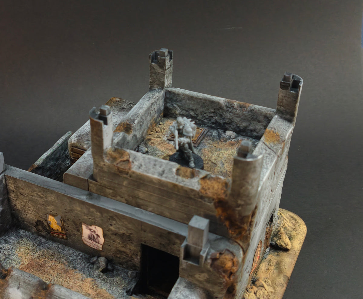 Trench Big Bunker - 28mm/32mm Wargaming Terrain