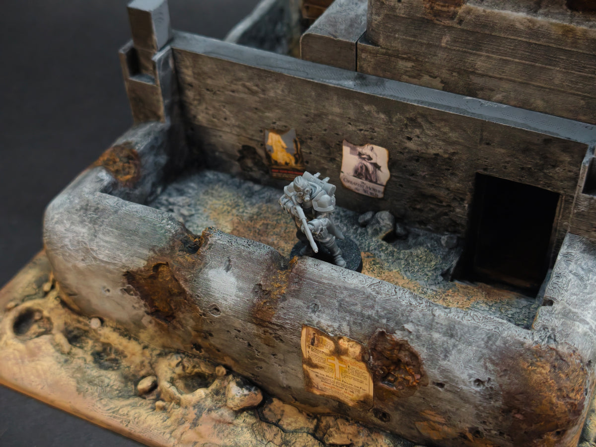 Trench Big Bunker - 28mm/32mm Wargaming Terrain